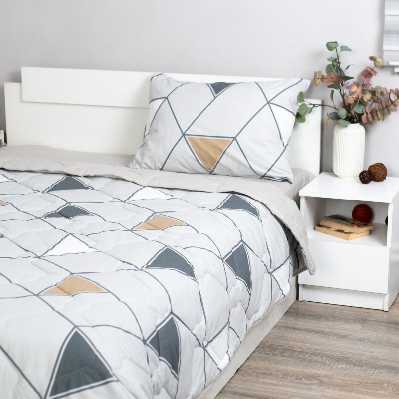 Набор летний Серафима евро, поплин (хлопок 100 %), наволочка (50х70)